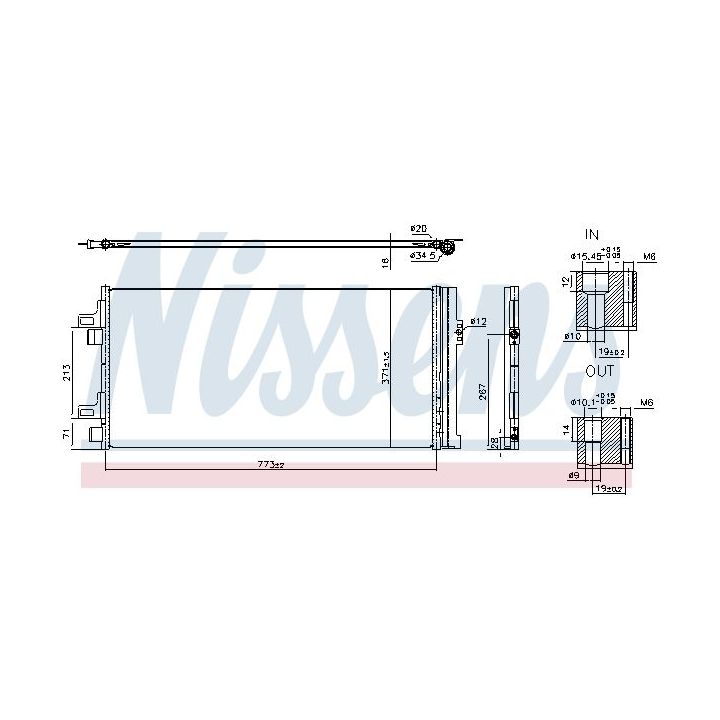 Kondensatorius, oro kondicionierius NISSENS 940962
