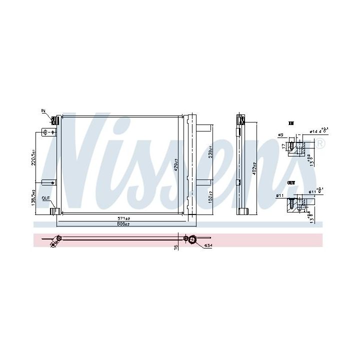 Kondensatorius, oro kondicionierius NISSENS 941090