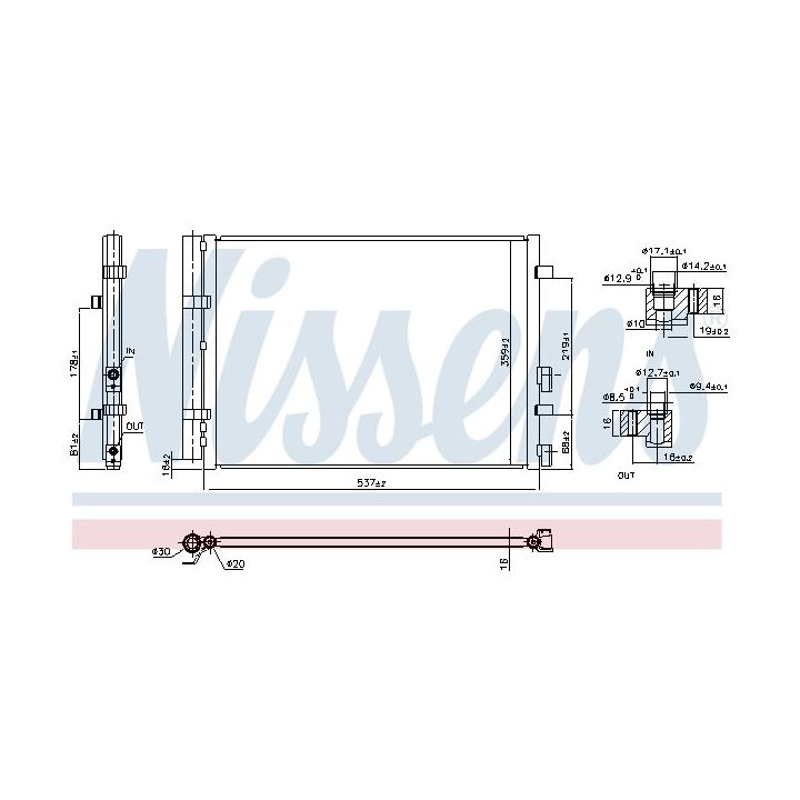 Kondensatorius, oro kondicionierius NISSENS 941129