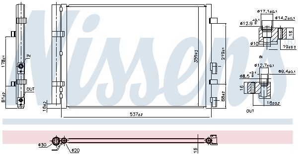 Kondensatorius, oro kondicionierius NISSENS 941129