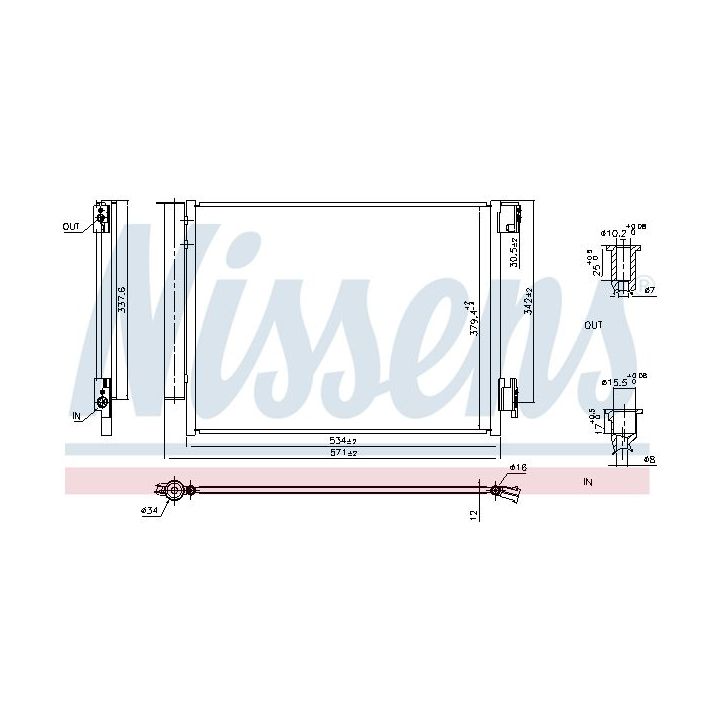 Kondensatorius, oro kondicionierius NISSENS 941197