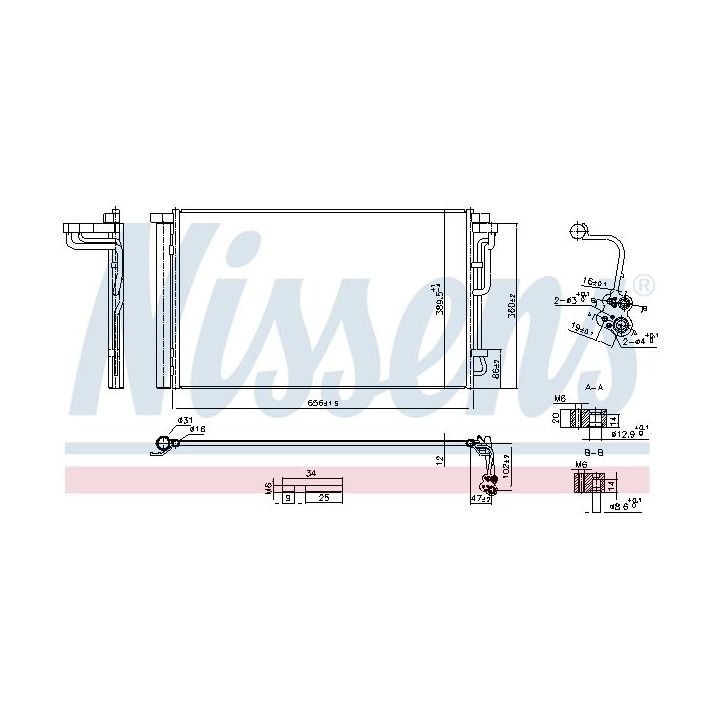 Kondensatorius, oro kondicionierius NISSENS 941262