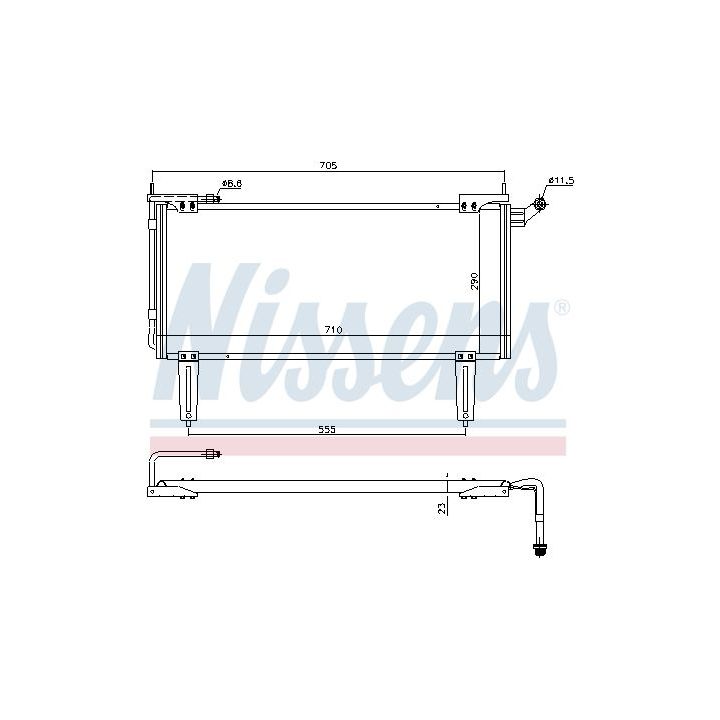 Kondensatorius, oro kondicionierius NISSENS 94351