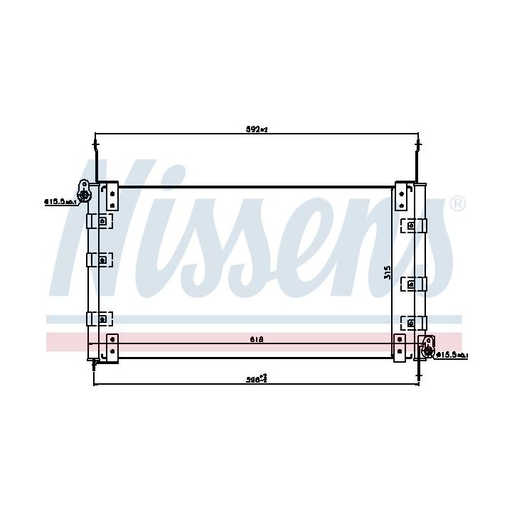 Kondensatorius, oro kondicionierius NISSENS 94437