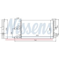 Kondensatorius, oro kondicionierius NISSENS 94566