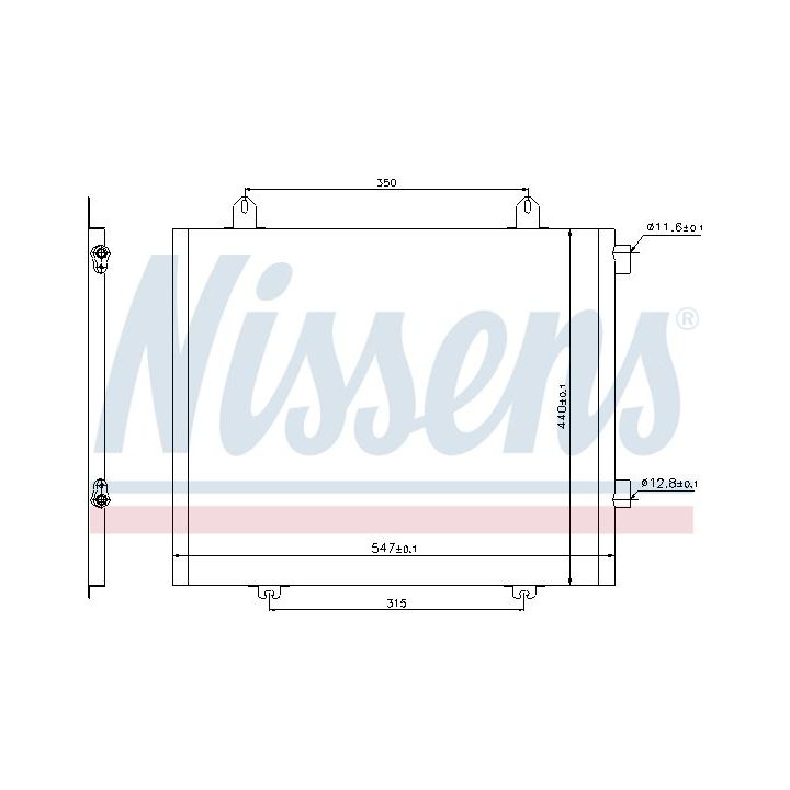 Kondensatorius, oro kondicionierius NISSENS 94573