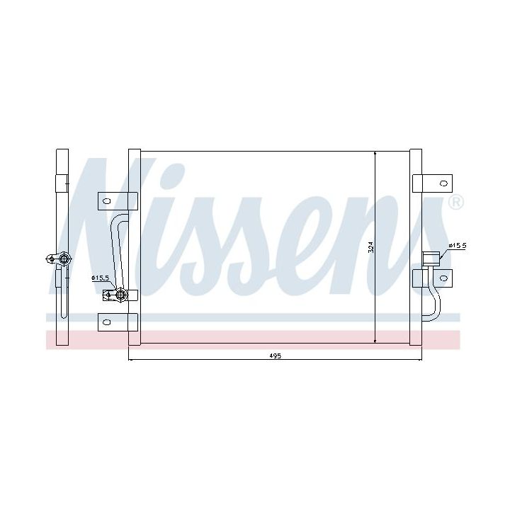 Kondensatorius, oro kondicionierius NISSENS 94692