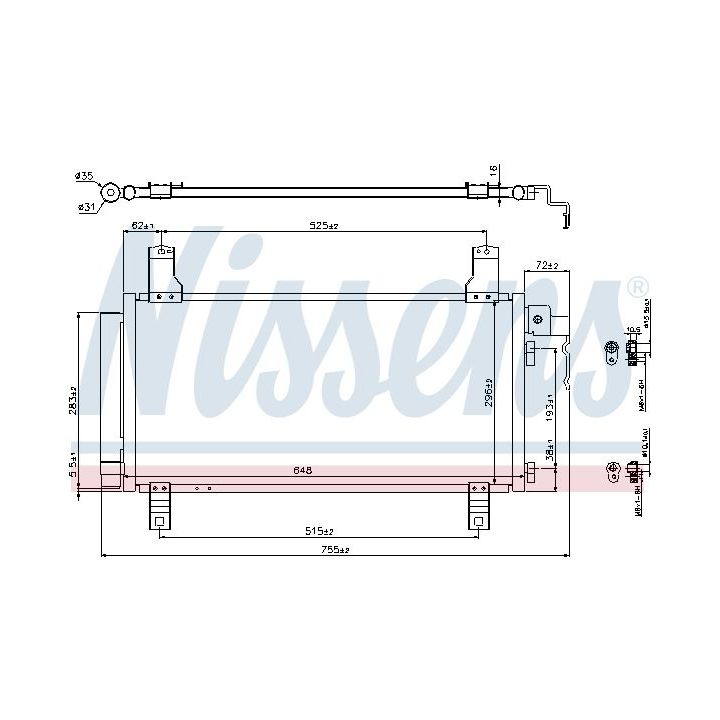 Kondensatorius, oro kondicionierius NISSENS 94792