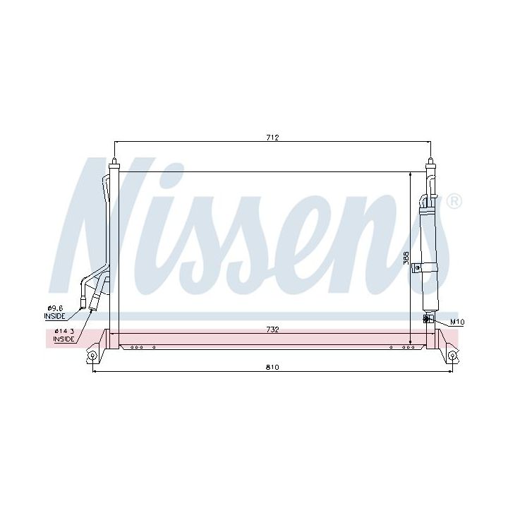 Kondensatorius, oro kondicionierius NISSENS 94930