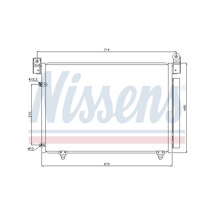 Kondensatorius, oro kondicionierius NISSENS 94933