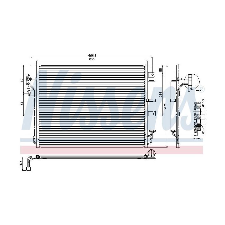 Kondensatorius, oro kondicionierius NISSENS 94962