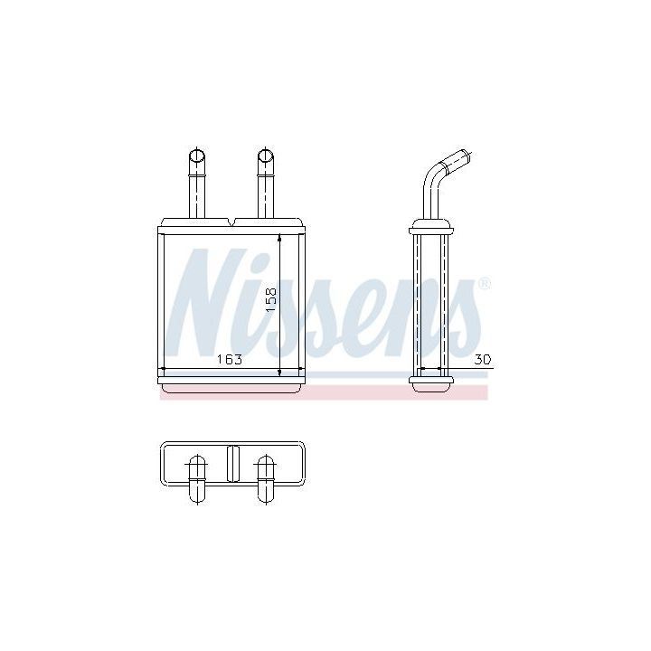 šilumokaitis, salono šildymas NISSENS 77621