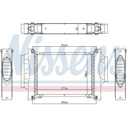 Tarpinis suslėgto oro aušintuvas, kompresorius NISSENS 961604