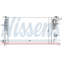 Radiatorius, variklio aušinimas NISSENS 637608
