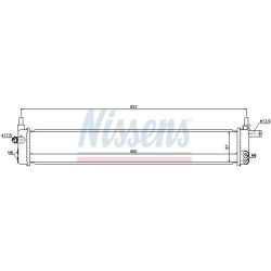 Radiatorius, variklio aušinimas NISSENS 646837