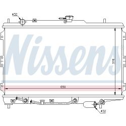 Radiatorius, variklio aušinimas NISSENS 66603
