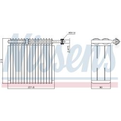 Garintuvas, oro kondicionierius NISSENS 92199