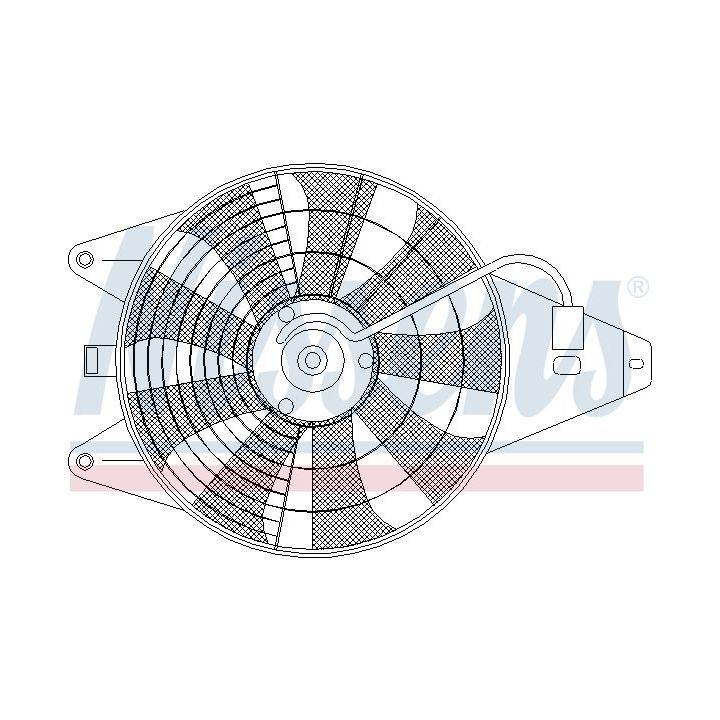 Ventiliatorius, radiatoriaus NISSENS 85375