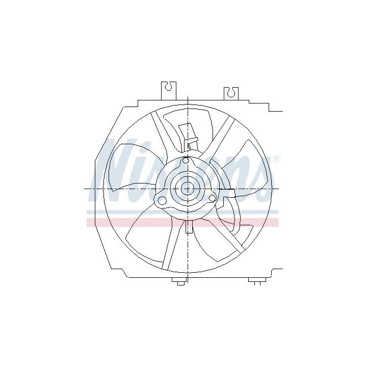 Ventiliatorius, radiatoriaus NISSENS 85381