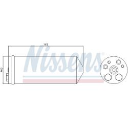 Džiovintuvas, oro kondicionierius NISSENS 95430