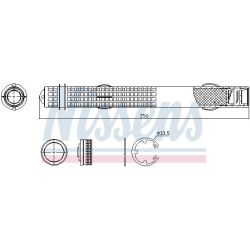 Džiovintuvas, oro kondicionierius NISSENS 95581