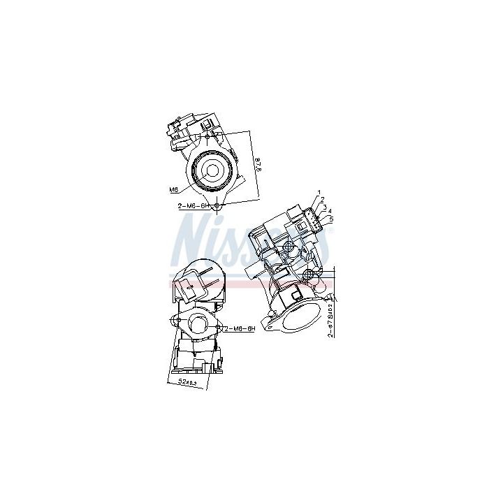 ERG vožtuvas NISSENS 98181