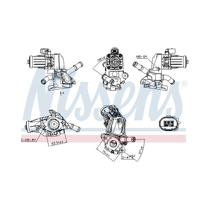 ERG vožtuvas NISSENS 98238