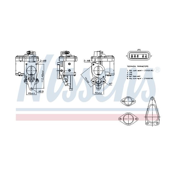 ERG vožtuvas NISSENS 98272