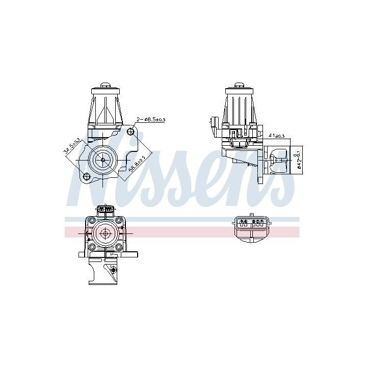 ERG vožtuvas NISSENS 98401