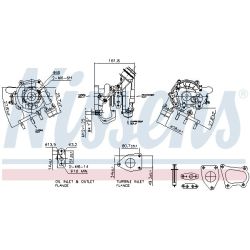 Kompresorius, įkrovimo sistema NISSENS 93233