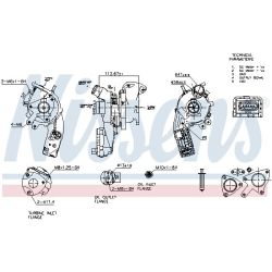 Kompresorius, įkrovimo sistema NISSENS 93496