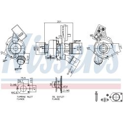 Kompresorius, įkrovimo sistema NISSENS 93519