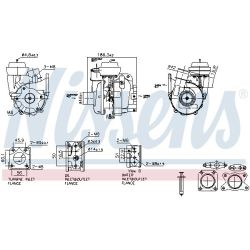 Kompresorius, įkrovimo sistema NISSENS 93615