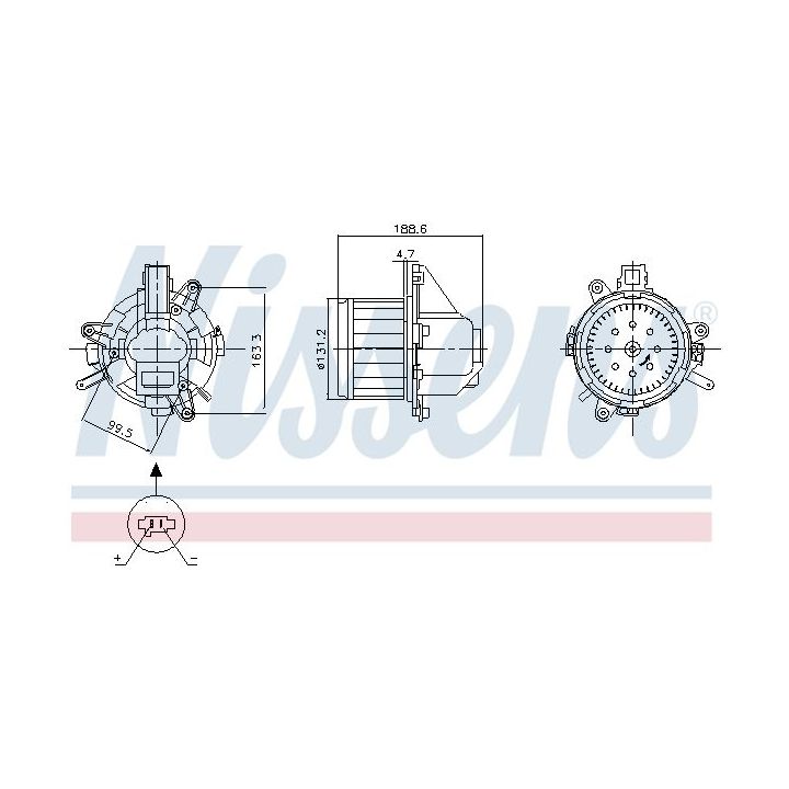 Vidaus pūtiklis NISSENS 87542