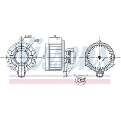 Vidaus pūtiklis NISSENS 87569