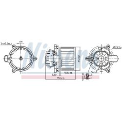 Vidaus pūtiklis NISSENS 87625