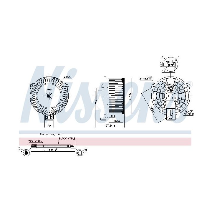 Vidaus pūtiklis NISSENS 87630