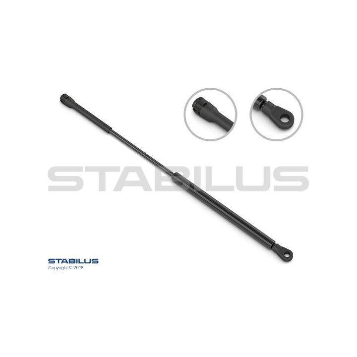 Dujinė spyruoklė, sulankstomas stogas STABILUS 9763FY