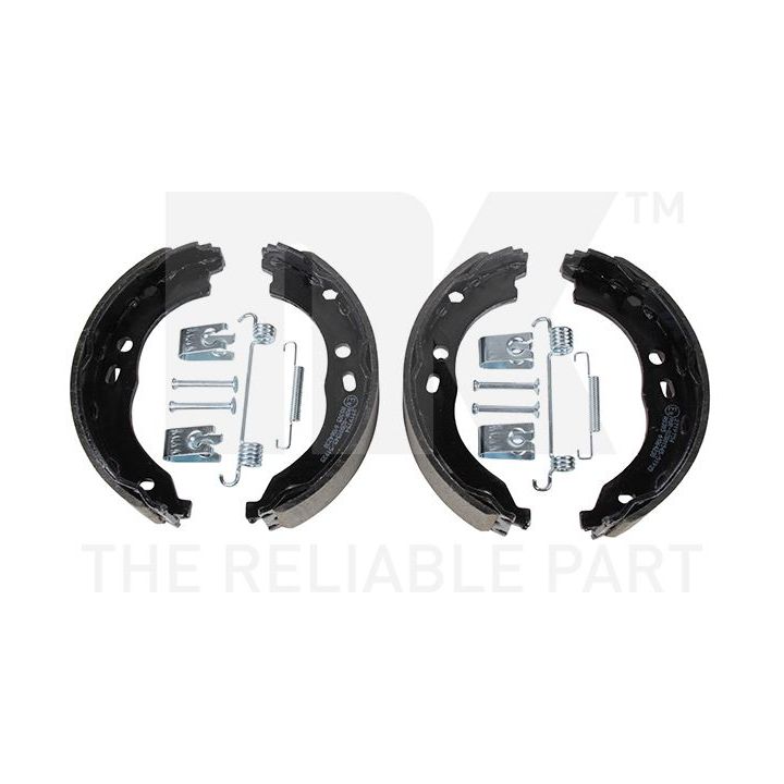 Stabdžių trinkelių komplektas, stovėjimo stabdis NK 2719754