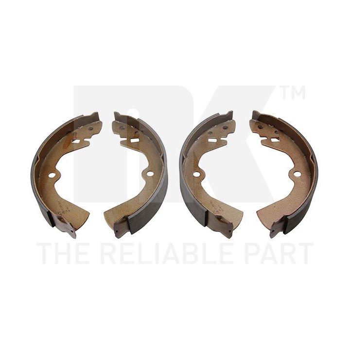 Stabdžių trinkelių komplektas, stovėjimo stabdis NK 2722464