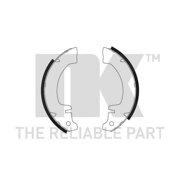 Stabdžių trinkelių komplektas NK 2739237