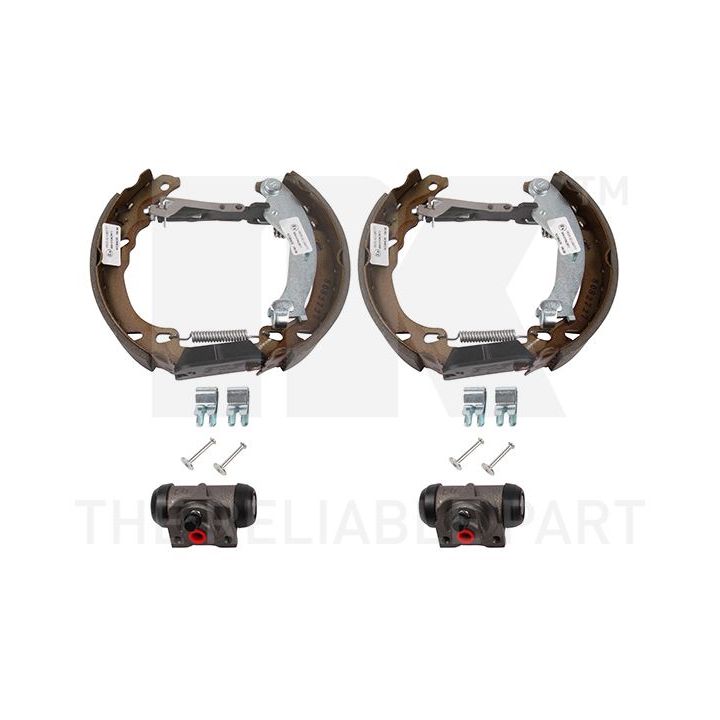 Stabdžių trinkelių komplektas NK 442372701