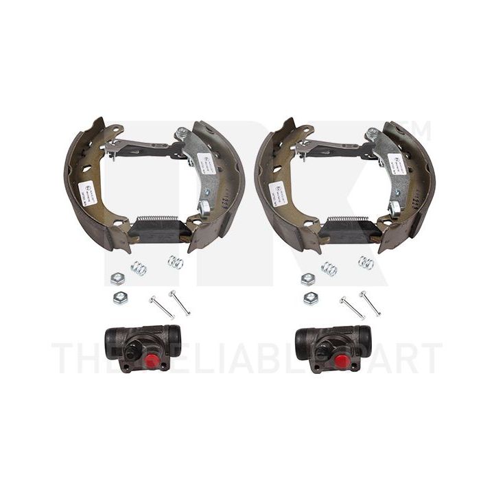 Stabdžių trinkelių komplektas NK 443947601