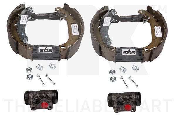 Stabdžių trinkelių komplektas NK 443947602