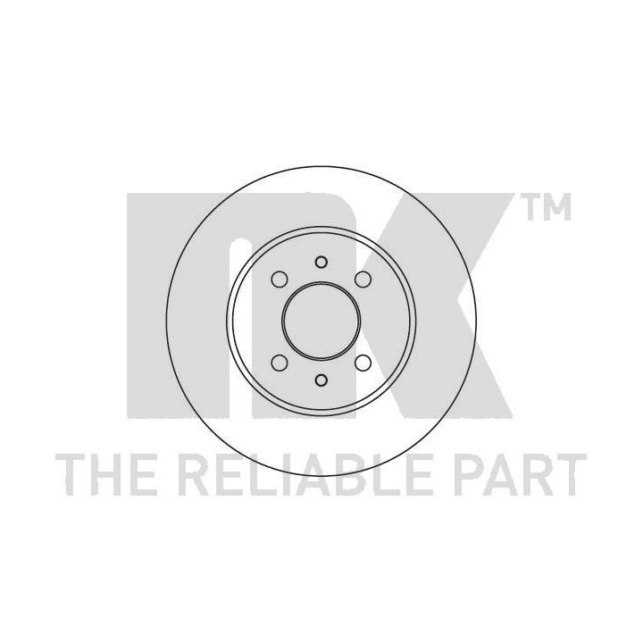 Stabdžių diskas NK 202308