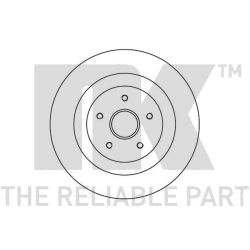 Stabdžių diskas NK 203952