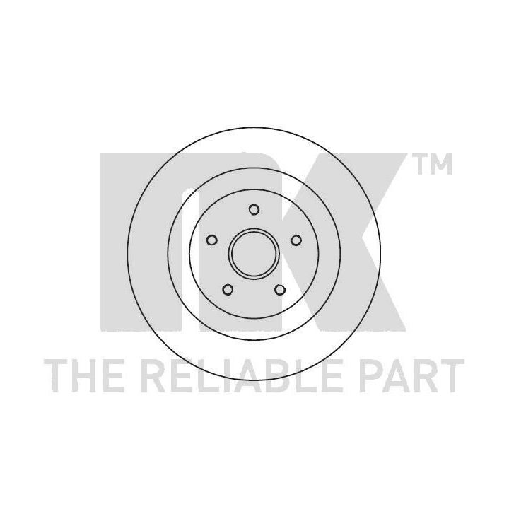 Stabdžių diskas NK 203952