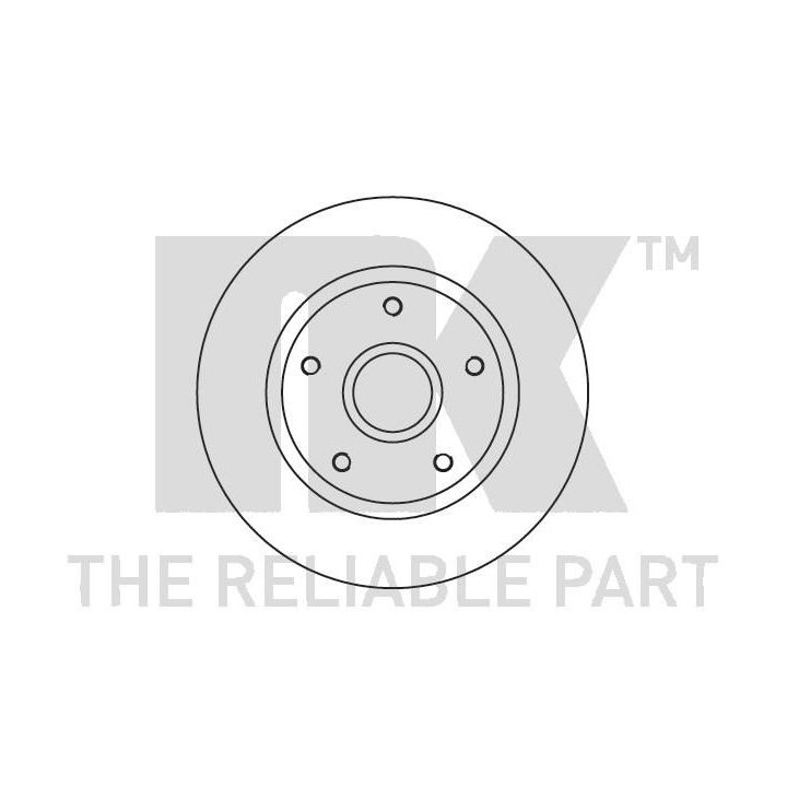 Stabdžių diskas NK 203993