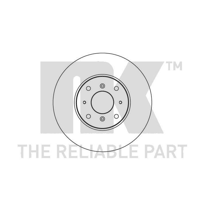 Stabdžių diskas NK 204010