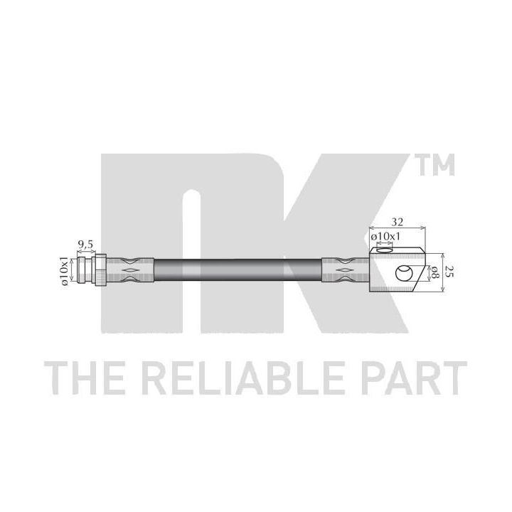 Stabdžių žarnelė NK 853256